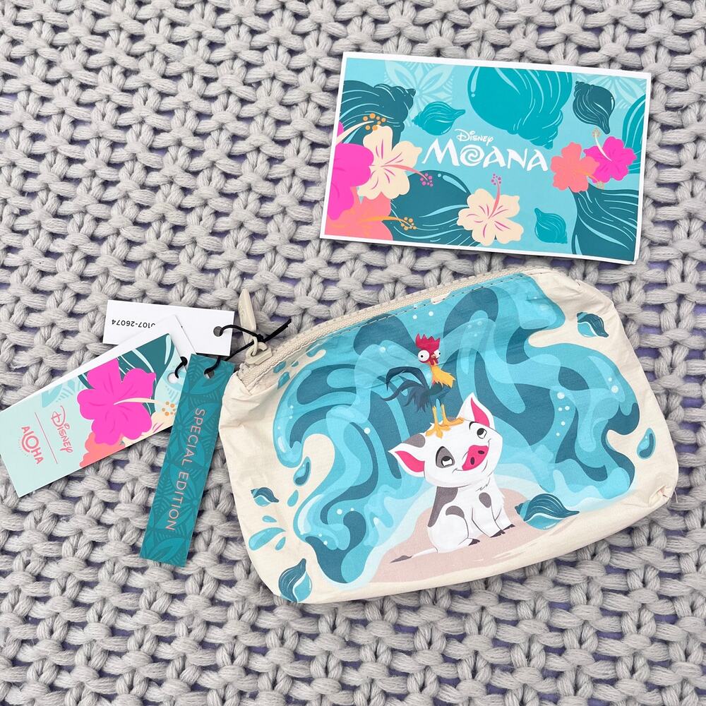 Aloha Collection X Disney•  MOANA Mini Pouch Splash Pua & Heihei Special Edition